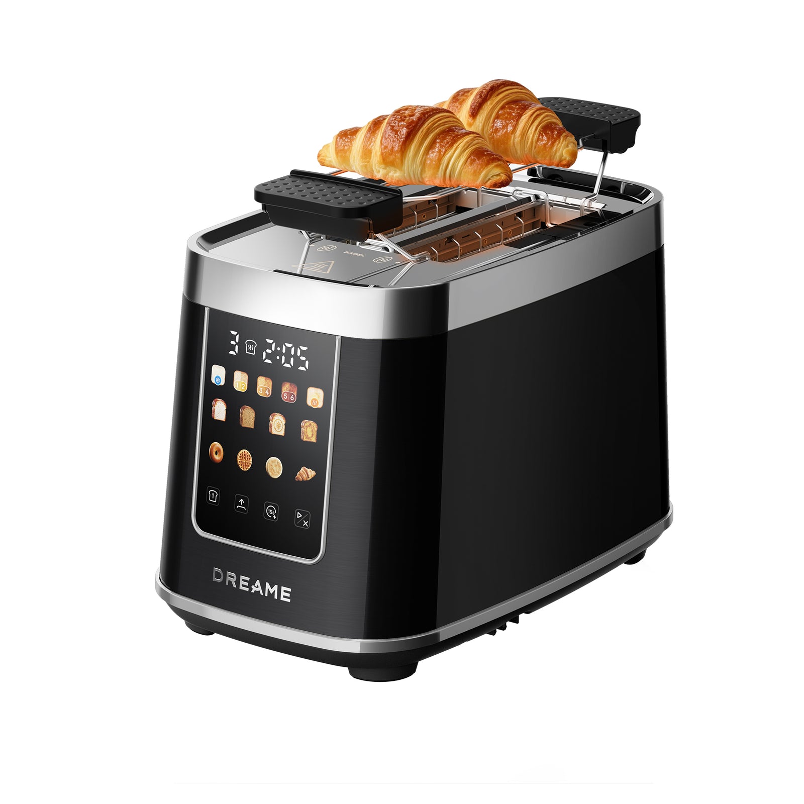 ToastControl™ Smart Toaster Black