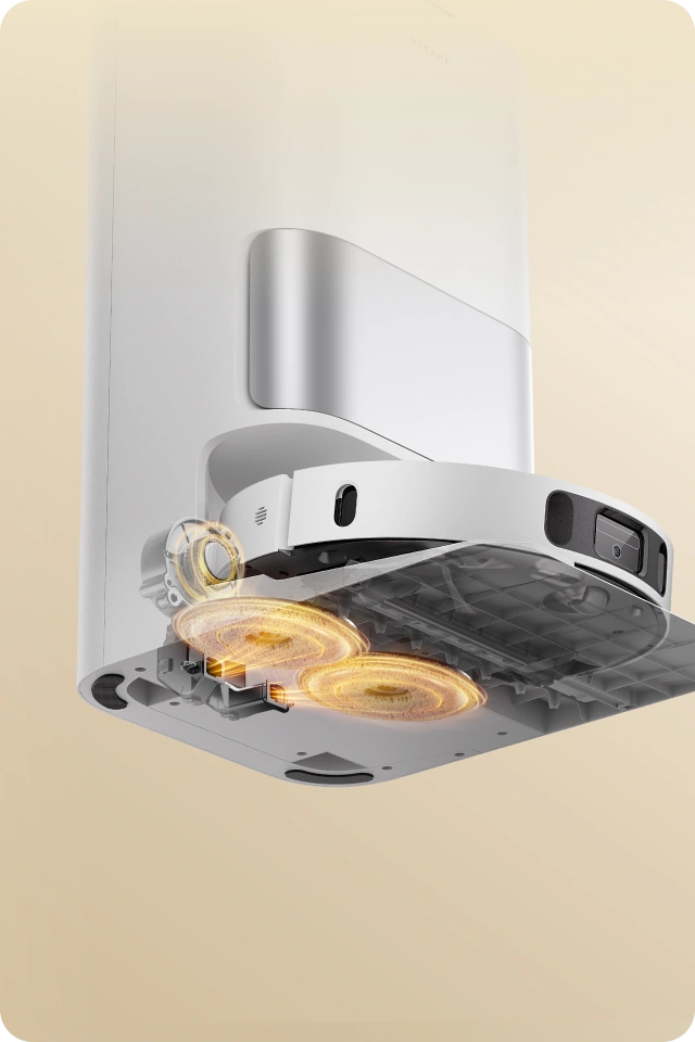 Αυτόματο στέγνωμα σφουγγαρίστρας με καυτό αέρα