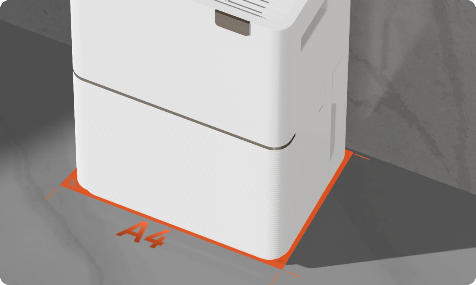 Αποτύπωμα μεγέθους Α4, μικρό και <br class="dd20c-small-hide">πρακτικό μέγεθος