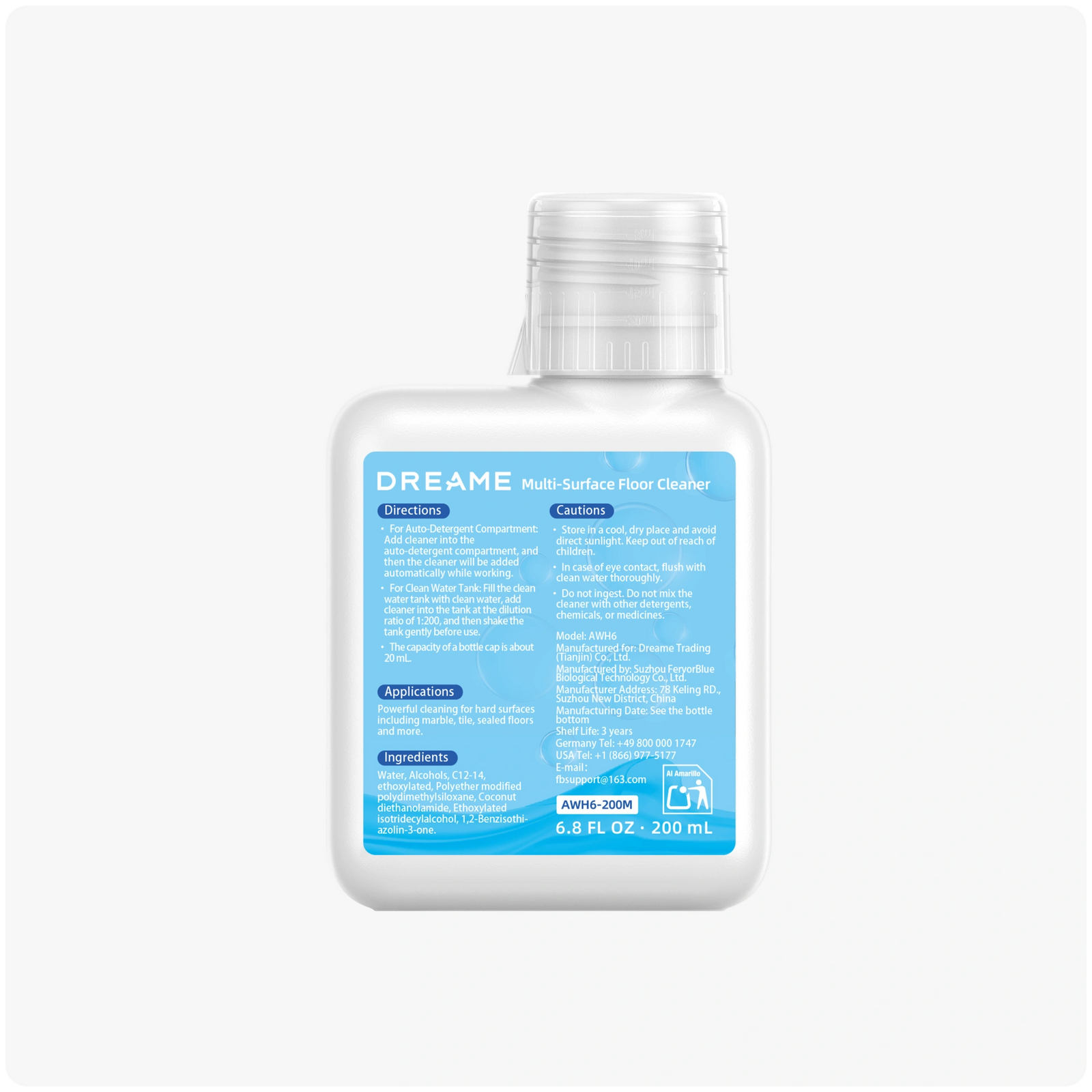 Διάλυμα καθαρισμού 200 ml (AWH6)
x1