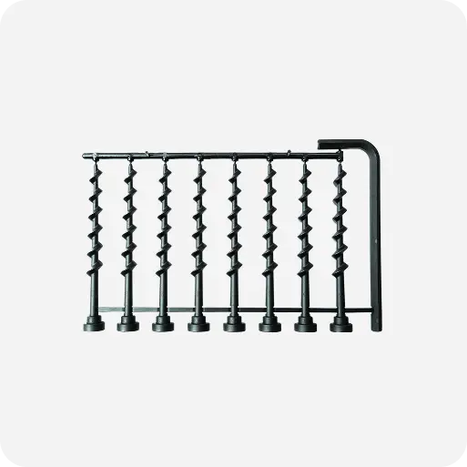 Βίδες × 8 &amp; εξάγωνο κλειδί × 1