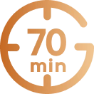 70 λεπτά*