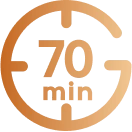 70 λεπτά*